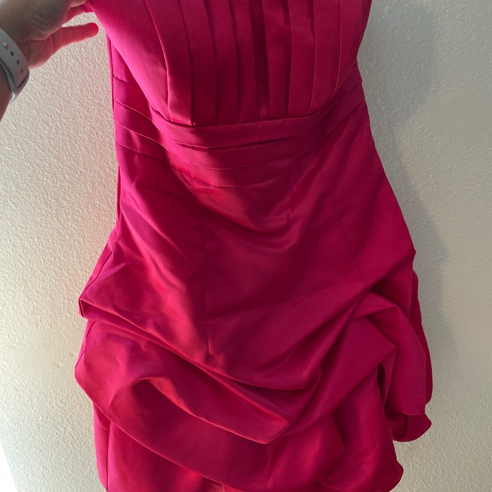 Hot Pink Homecoming Dress